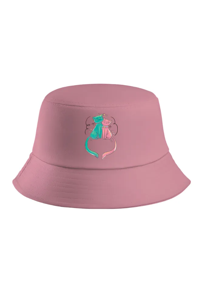 Cats In Love Bucket Hat (2 Colours)