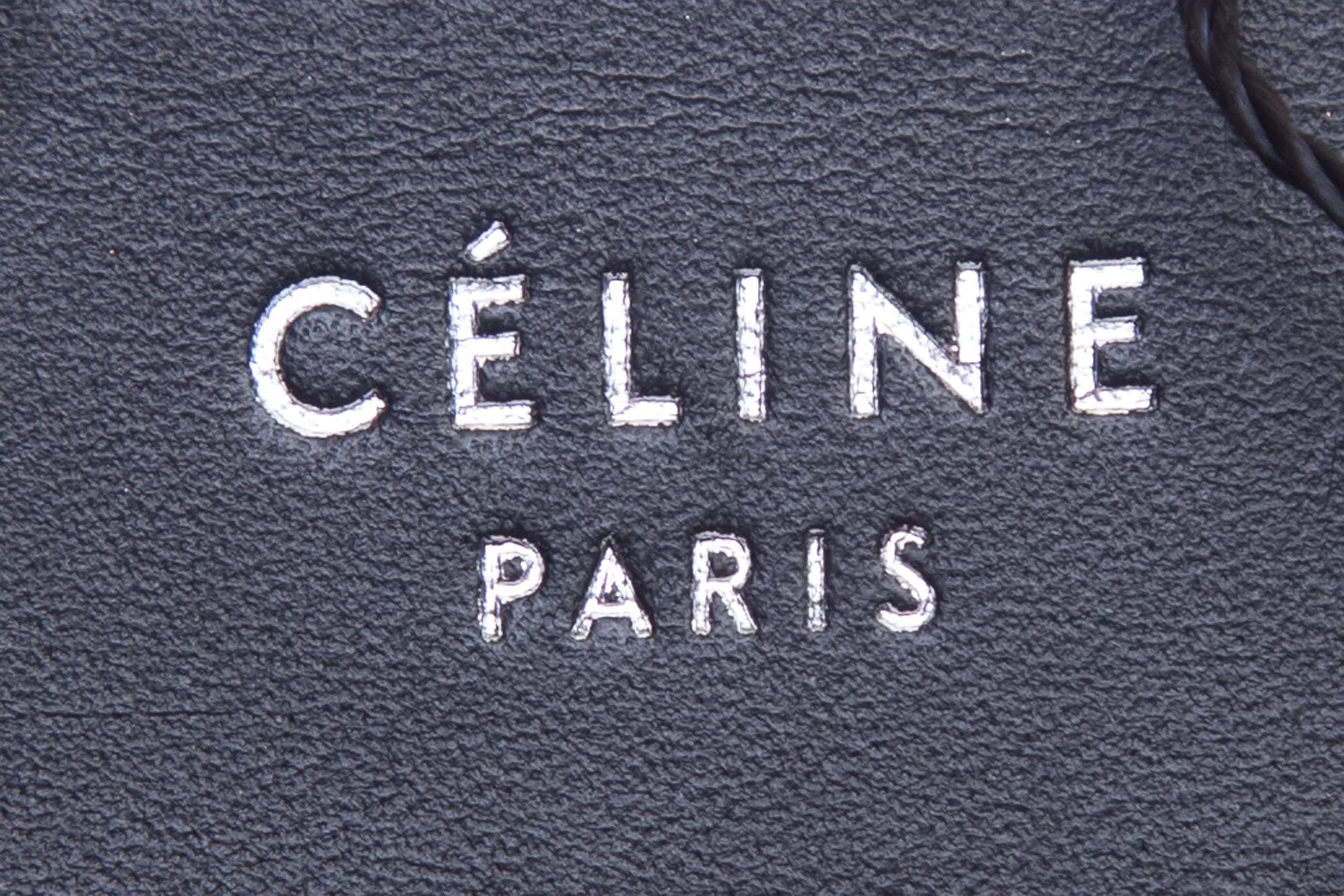 Celine Blue and Black Stingray Nano Luggage Handbag