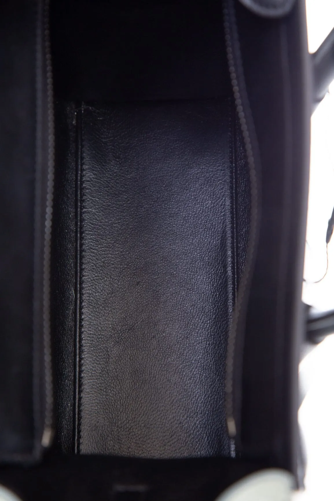 Celine Blue and Black Stingray Nano Luggage Handbag