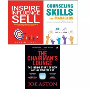 Chairman's Lounge,Inspire Influence Sell, Counseling Skills Managers 3 Books Set
