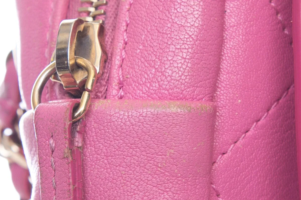 Chanel 2018/19 Pink Quilted Casual Trip Belt Bag