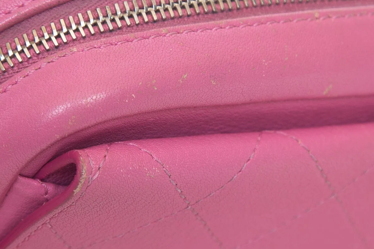 Chanel 2018/19 Pink Quilted Casual Trip Belt Bag