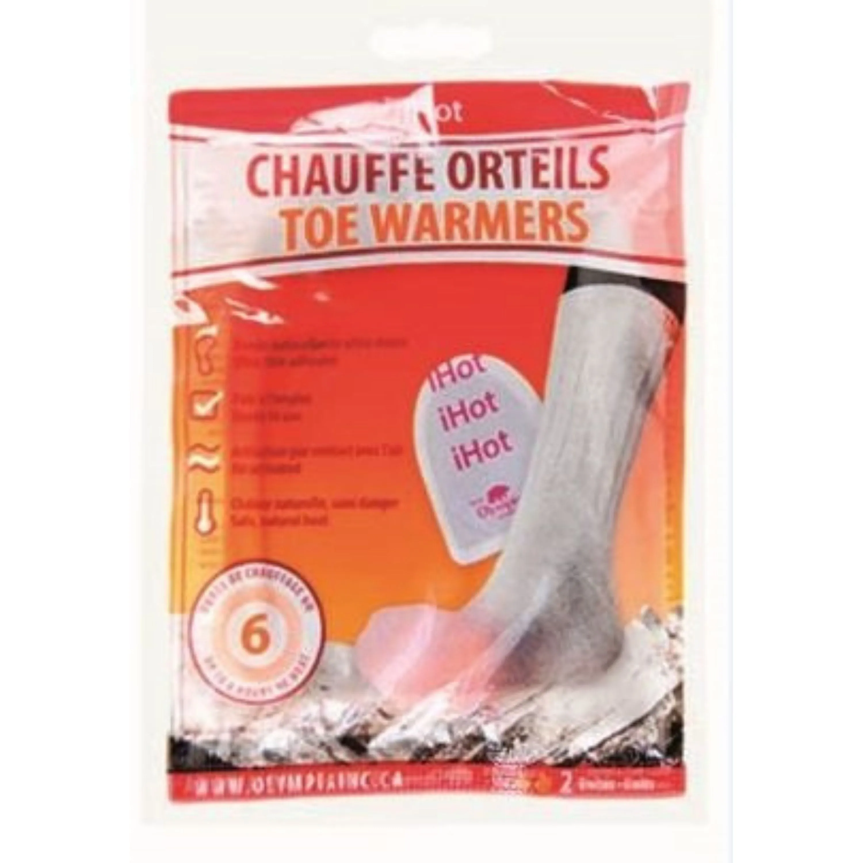Chauffe-orteils "ihot" - 2/pqt