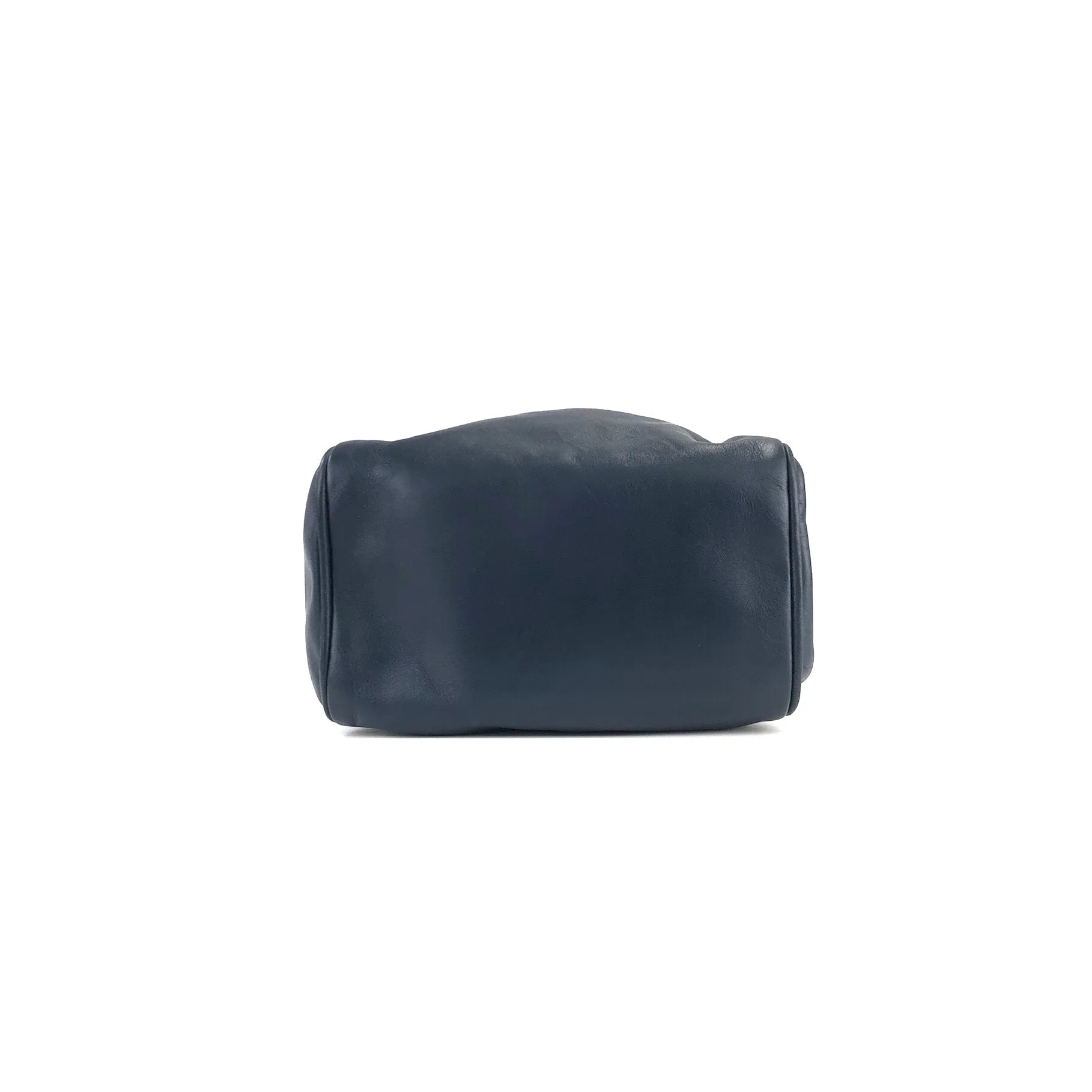 Christian Dior Drawstring Charm Mini Handbag Navy Vintage Old yruy88
