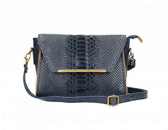 Classy & Chic, Embossed Exotic Print Handbag