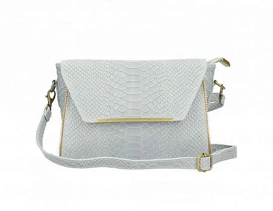 Classy & Chic, Embossed Exotic Print Handbag