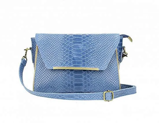 Classy & Chic, Embossed Exotic Print Handbag