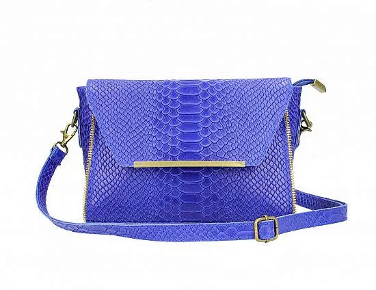 Classy & Chic, Embossed Exotic Print Handbag