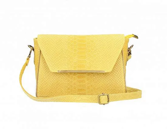 Classy & Chic, Embossed Exotic Print Handbag