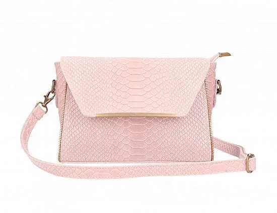 Classy & Chic, Embossed Exotic Print Handbag