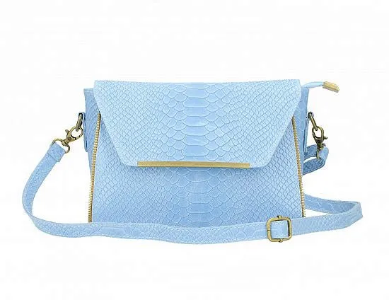 Classy & Chic, Embossed Exotic Print Handbag