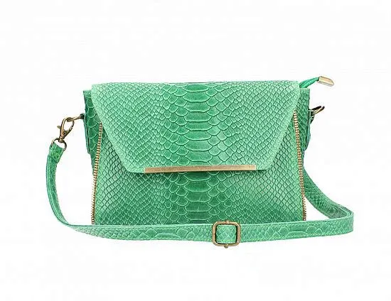 Classy & Chic, Embossed Exotic Print Handbag