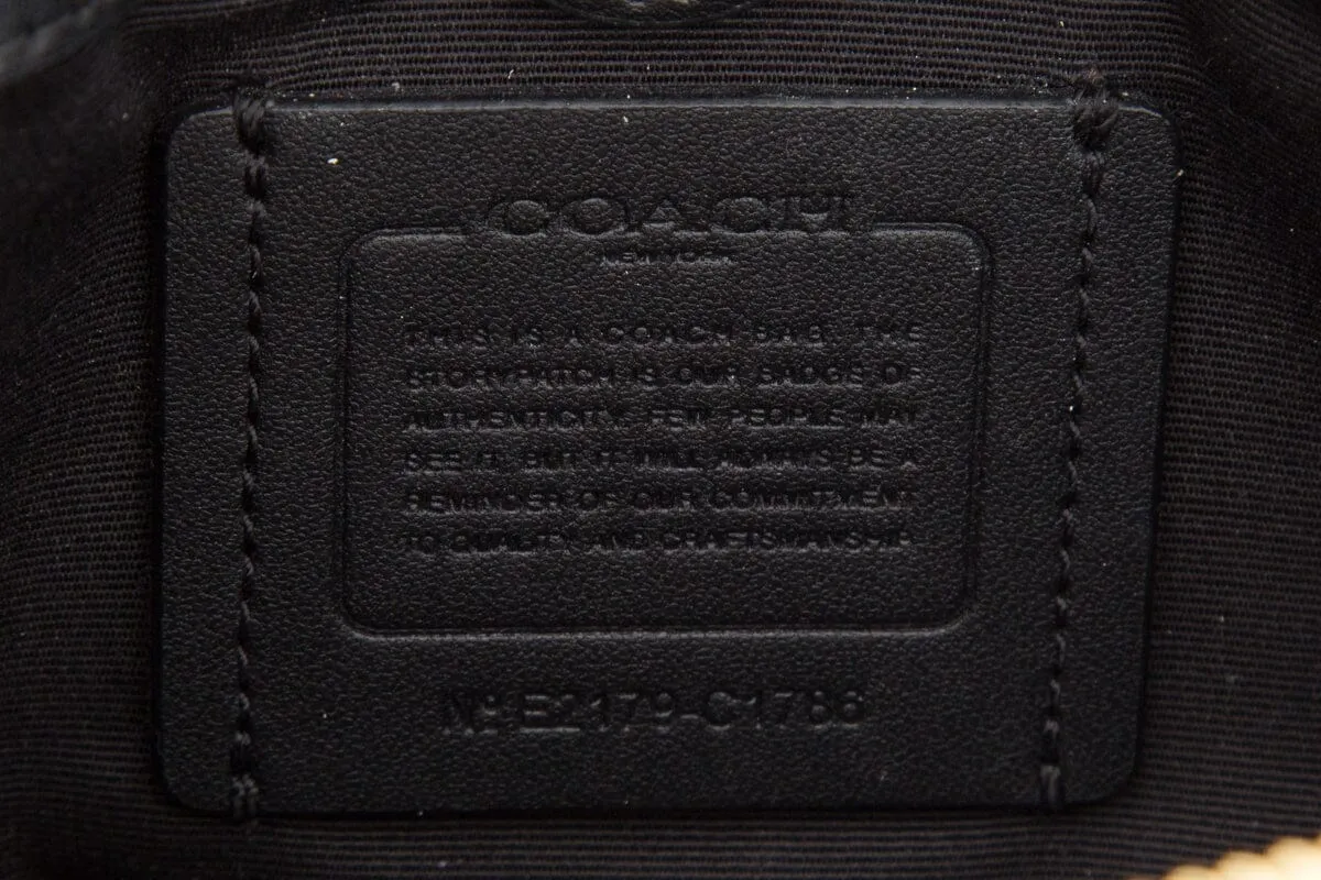 Coach Brown Monogram Cartable Mini Sierra Leather Cross-Body
