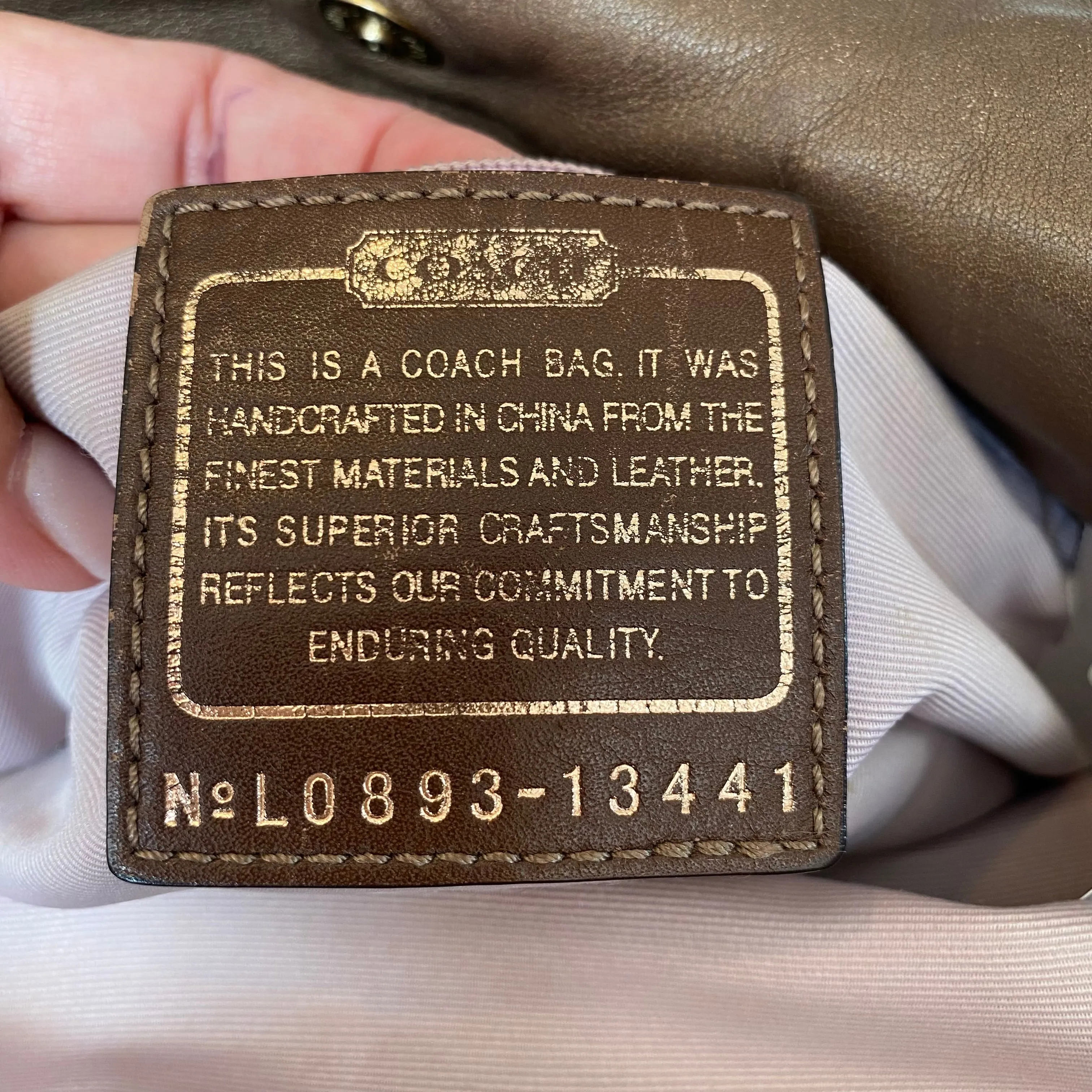 COACH Parker Op Art Handbag
