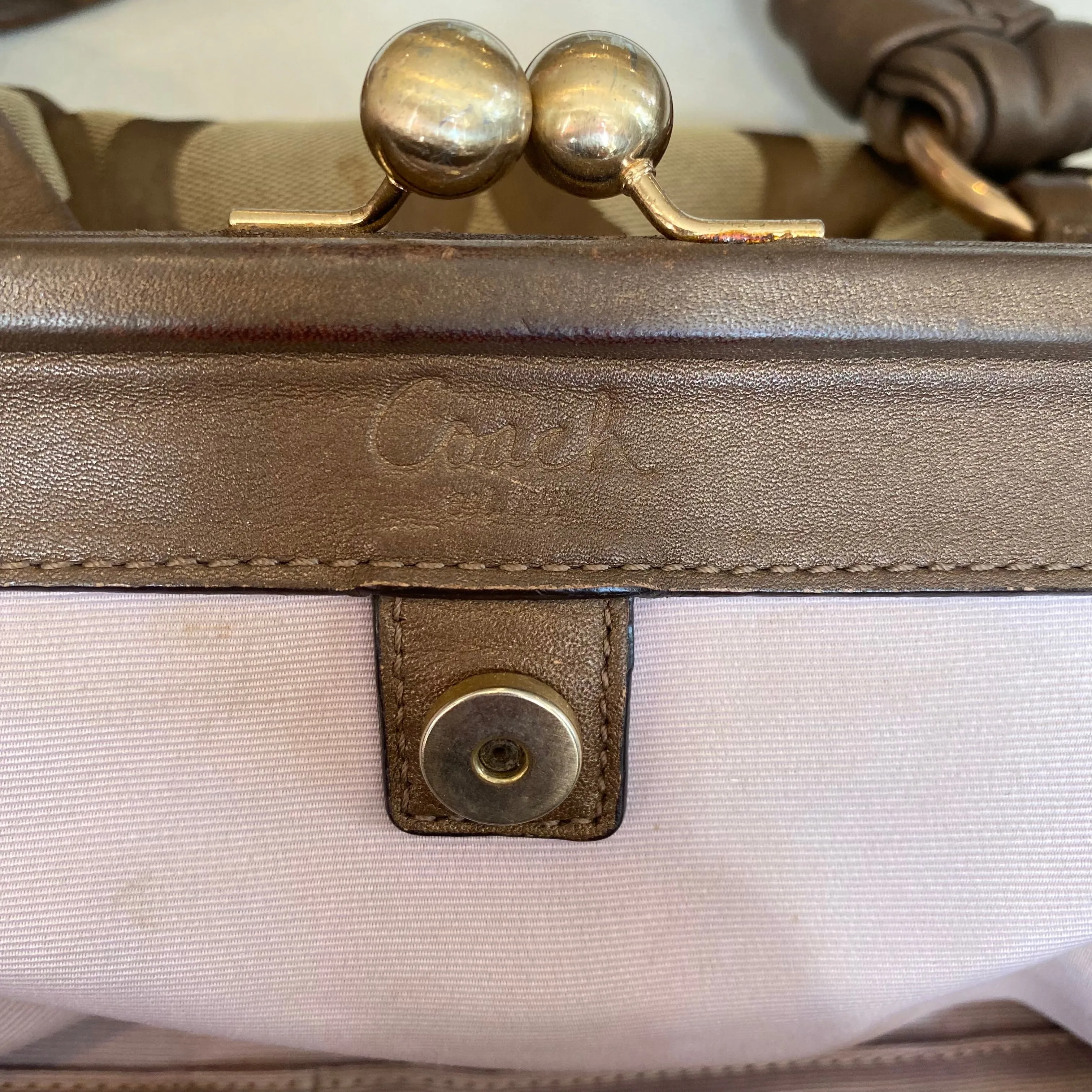 COACH Parker Op Art Handbag
