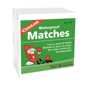 Coghlans Vattensäkra Tändstickor 10-pack