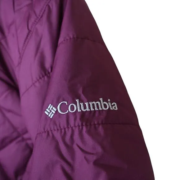 Columbia Womens S Snowmelt Valley II Water Resistant Jacket in Marionberry NEW