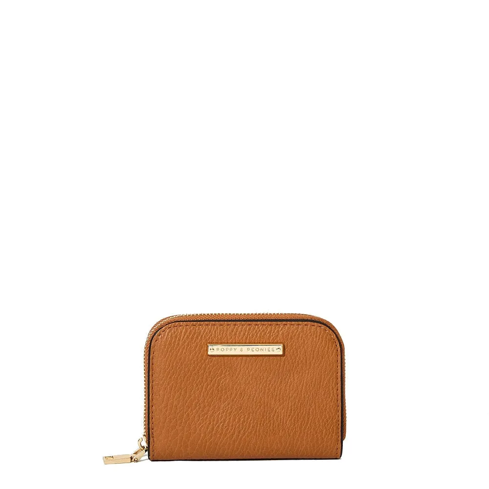 Compact Card Case Cognac