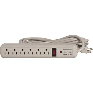 Compucessory 6-Outlet Office Surge Protectors