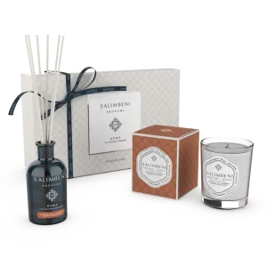 Confezione Regalo A SCELTA (Diffusore a Bastoncini da 100 ml   Candela Profumata 190 gr)