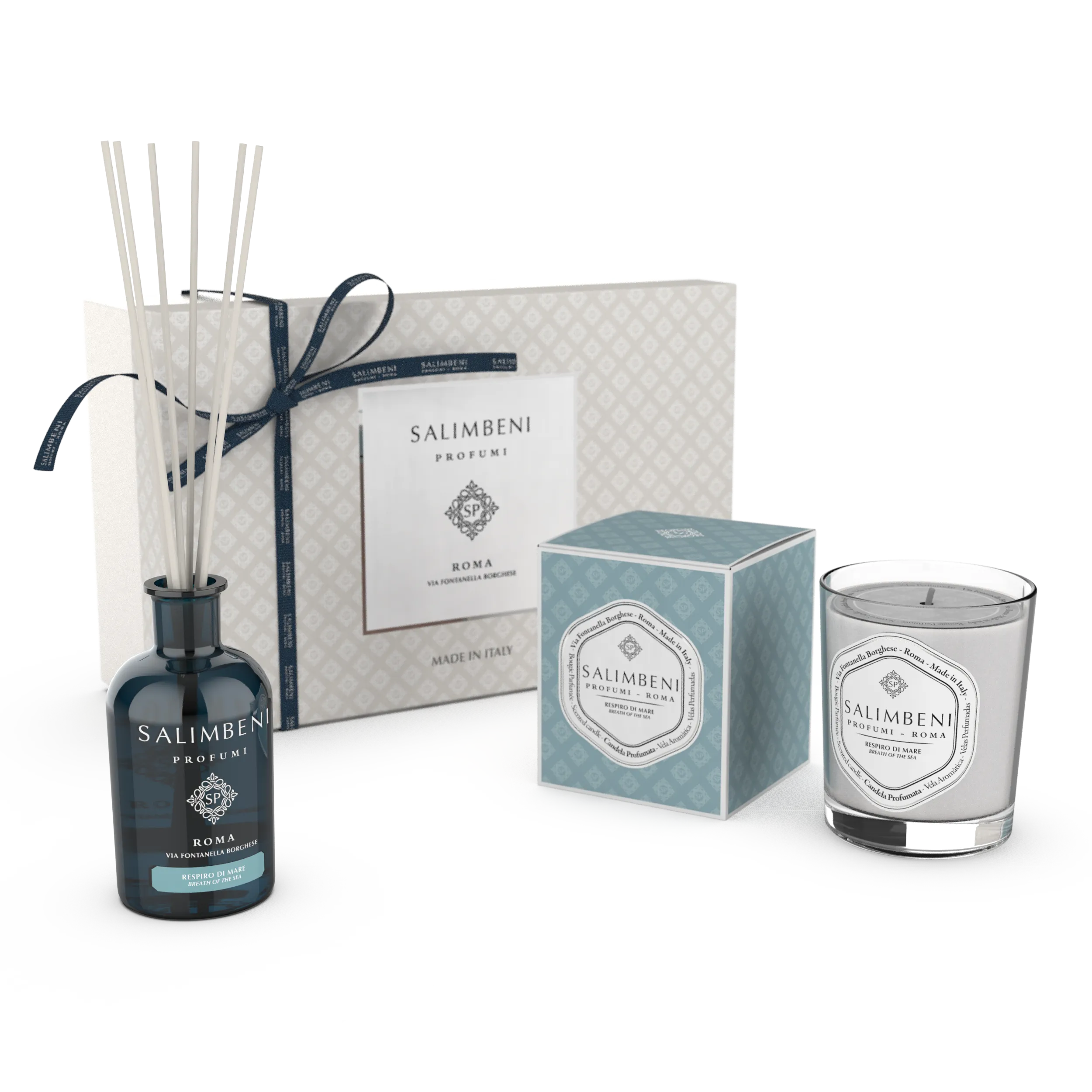 Confezione Regalo A SCELTA (Diffusore a Bastoncini da 100 ml   Candela Profumata 190 gr)