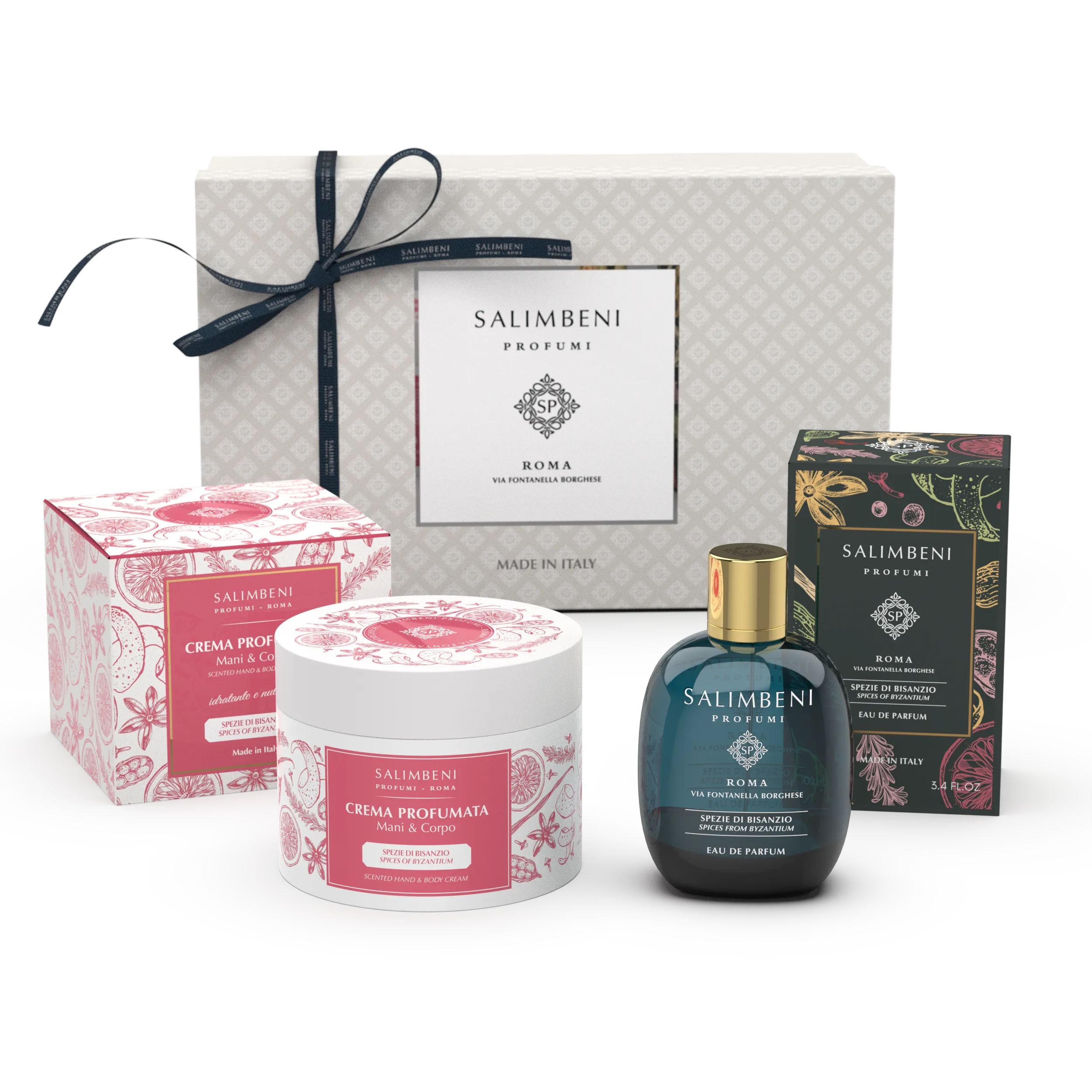 Confezione Regalo A SCELTA (Eau de Parfum 100ml   Crema Profumata per Mani e Corpo 200ml della stessa fragranza)