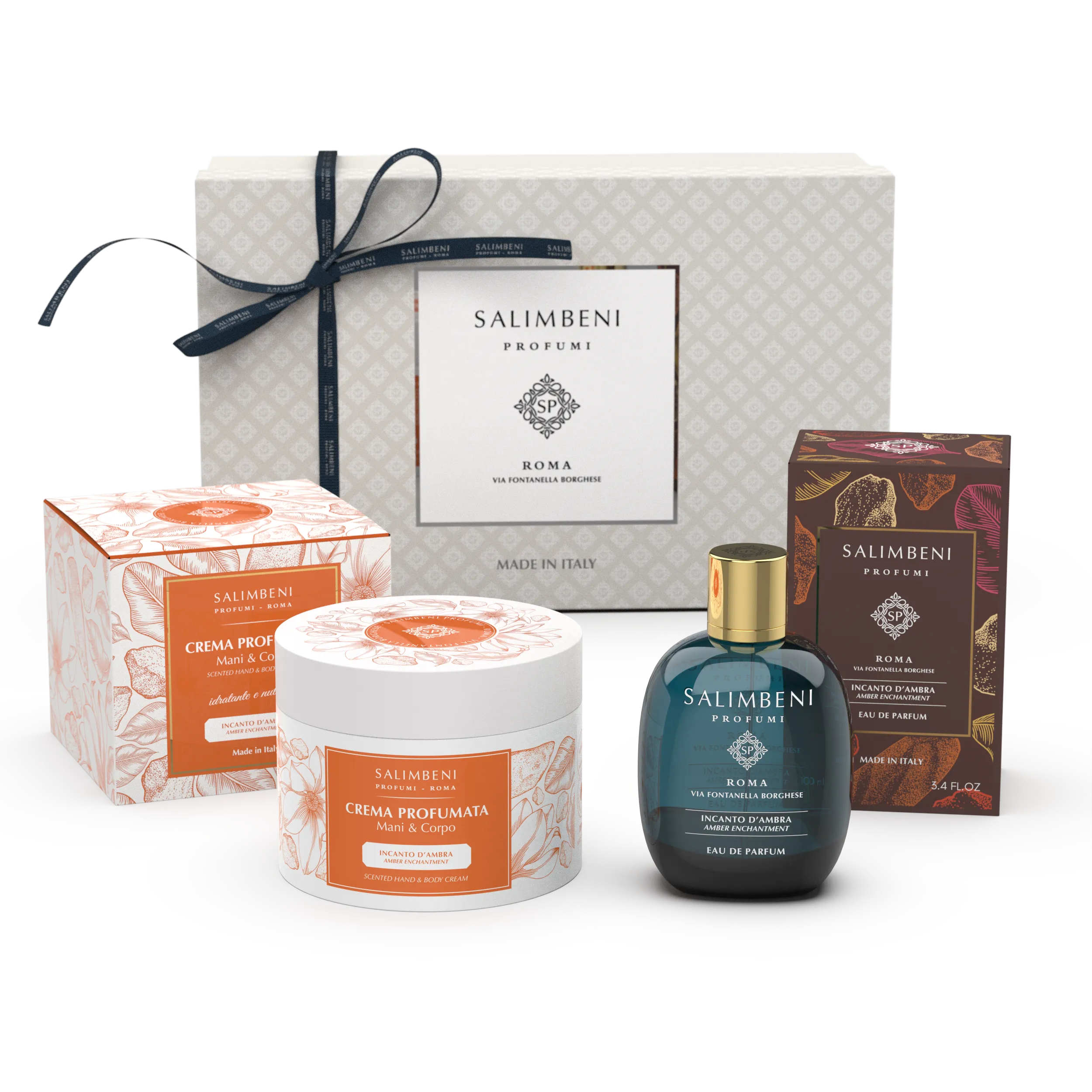 Confezione Regalo A SCELTA (Eau de Parfum 100ml   Crema Profumata per Mani e Corpo 200ml della stessa fragranza)