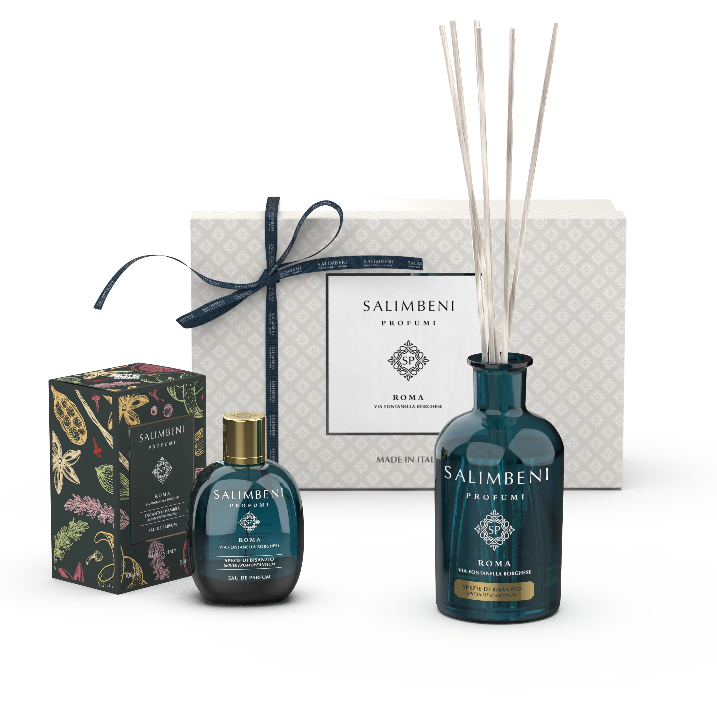 Confezione Regalo Premium A SCELTA (Eau de Parfum 100 ml   Diffusore a Bastoncini Founders Selection 250 ml)