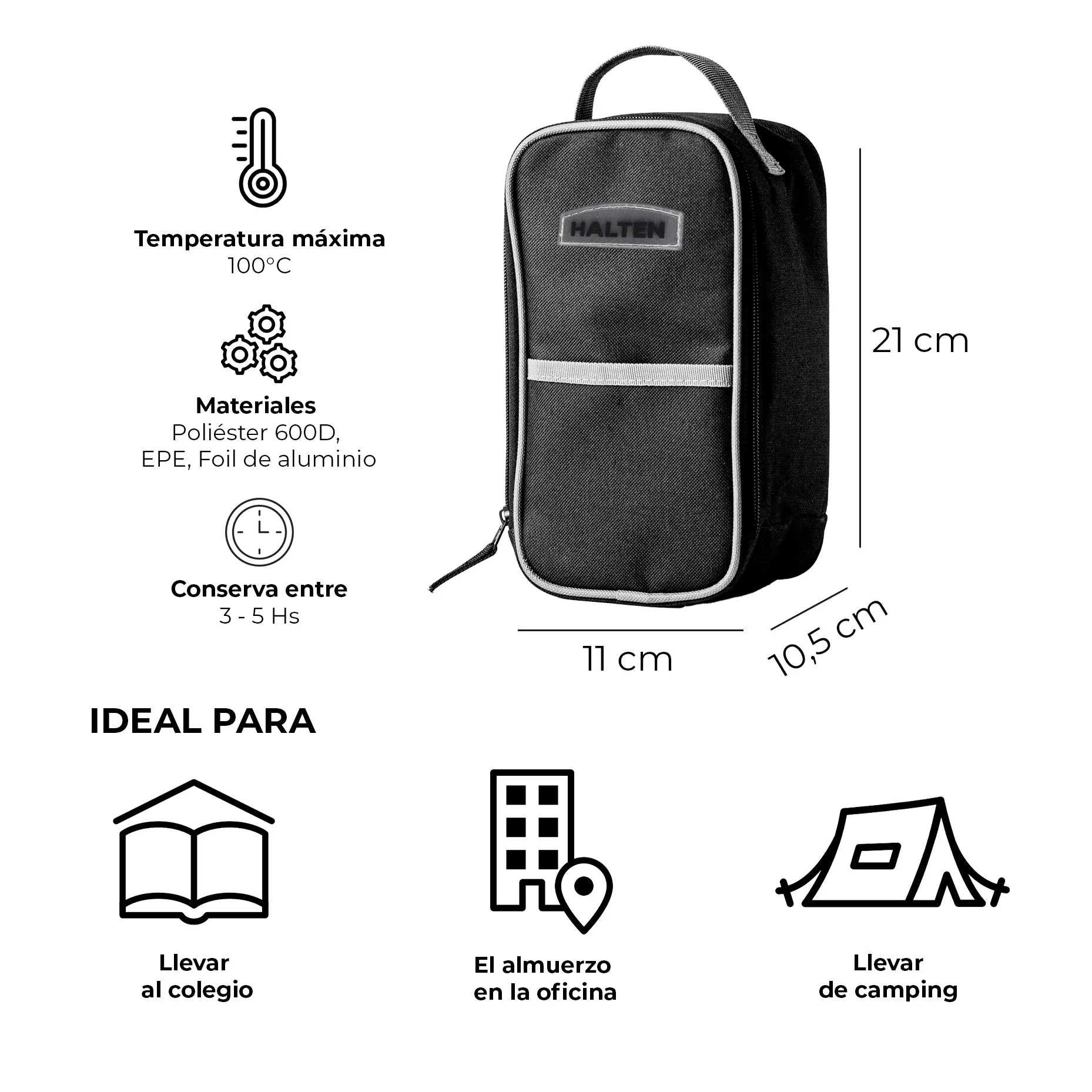 Contenedor Térmico Para Alimentos 750ml