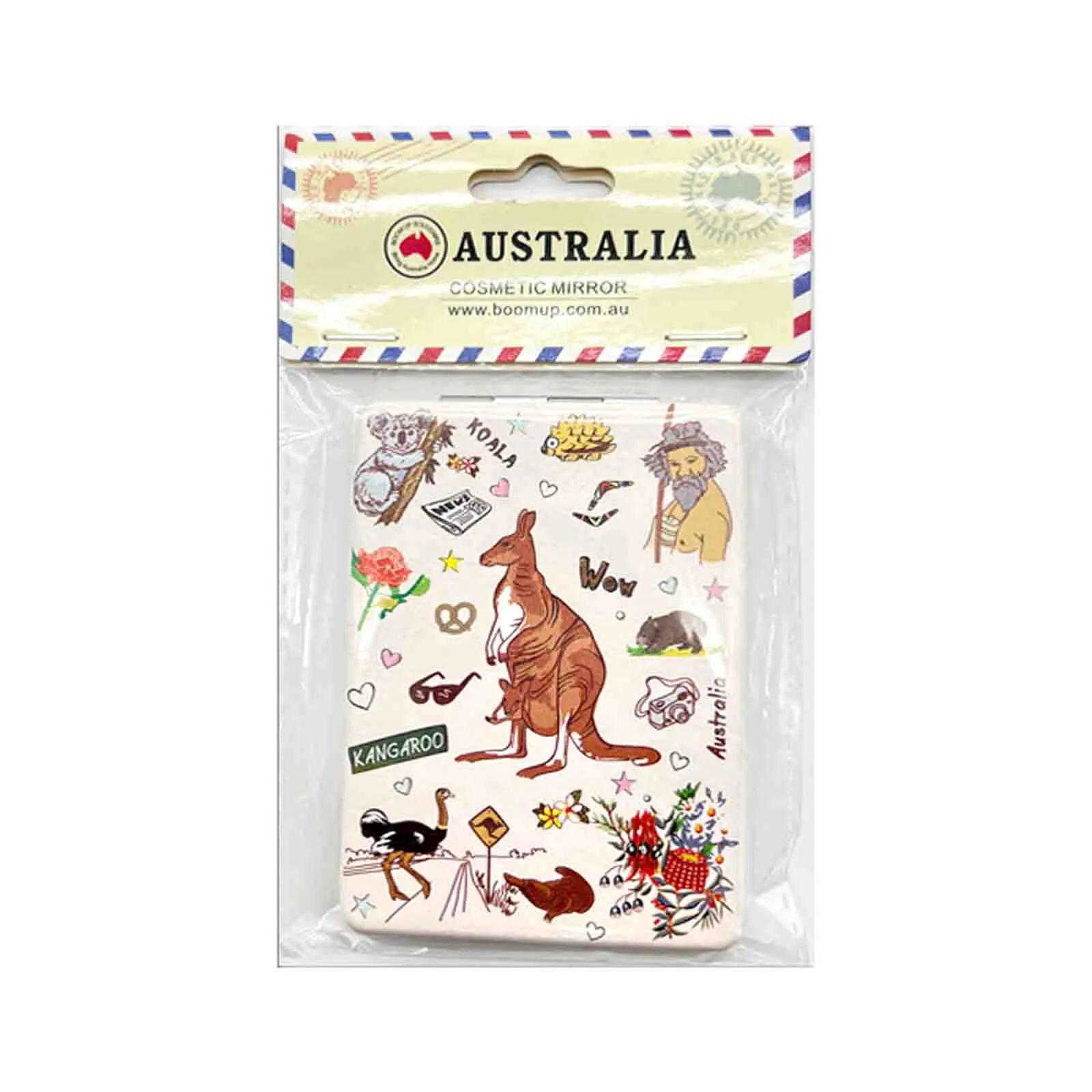Cosmetic Mirror Rectangle Animals