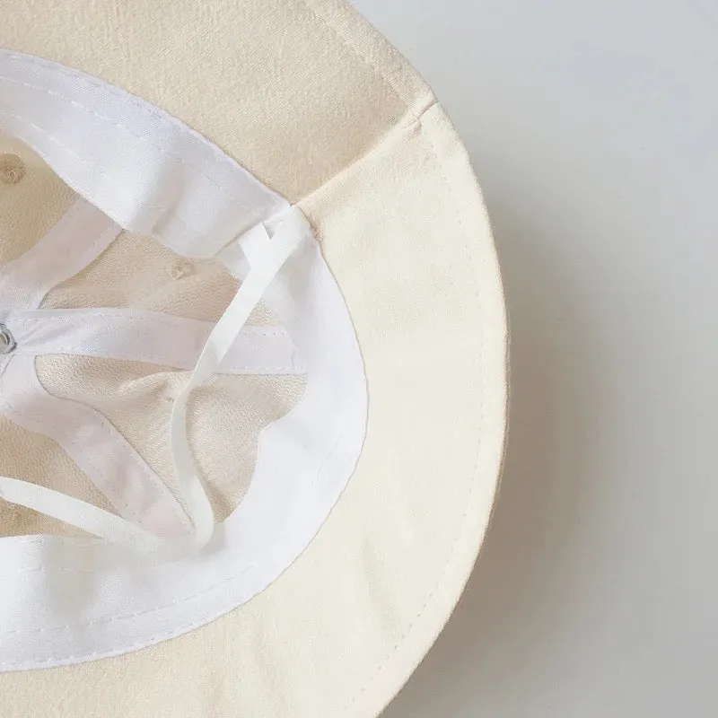 Cream Bear Sun Bucket Hat