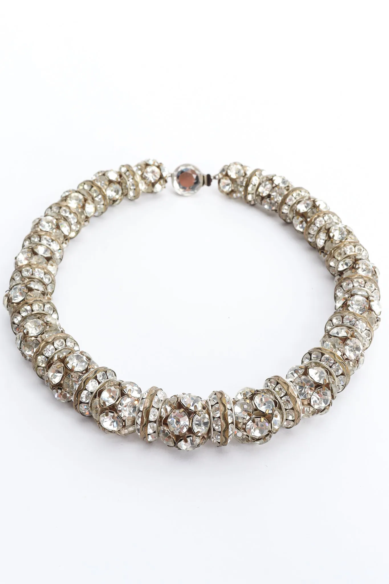 Crystal Cluster Ball Rope Choker