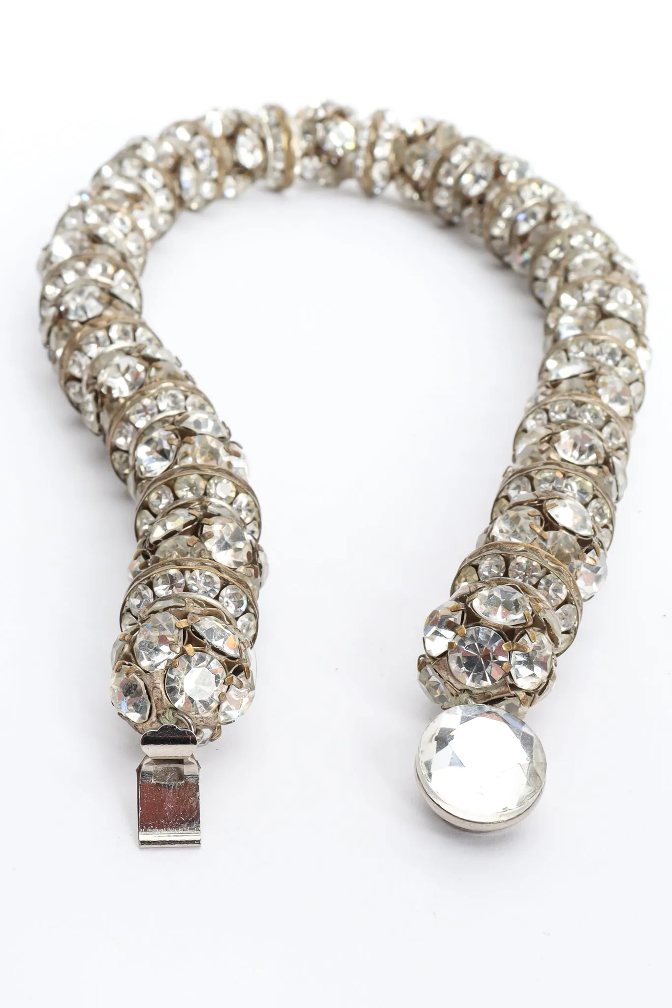 Crystal Cluster Ball Rope Choker
