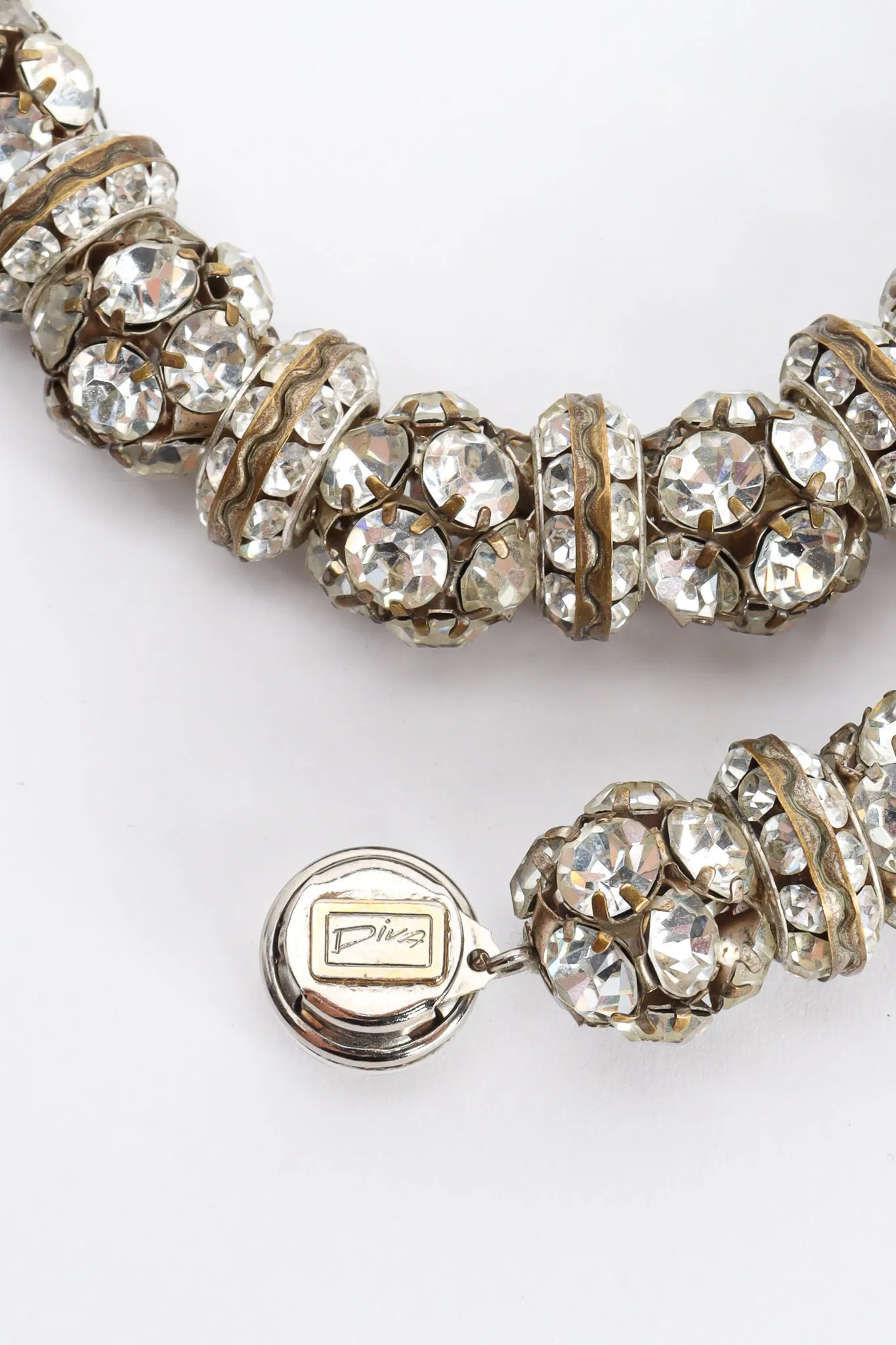 Crystal Cluster Ball Rope Choker