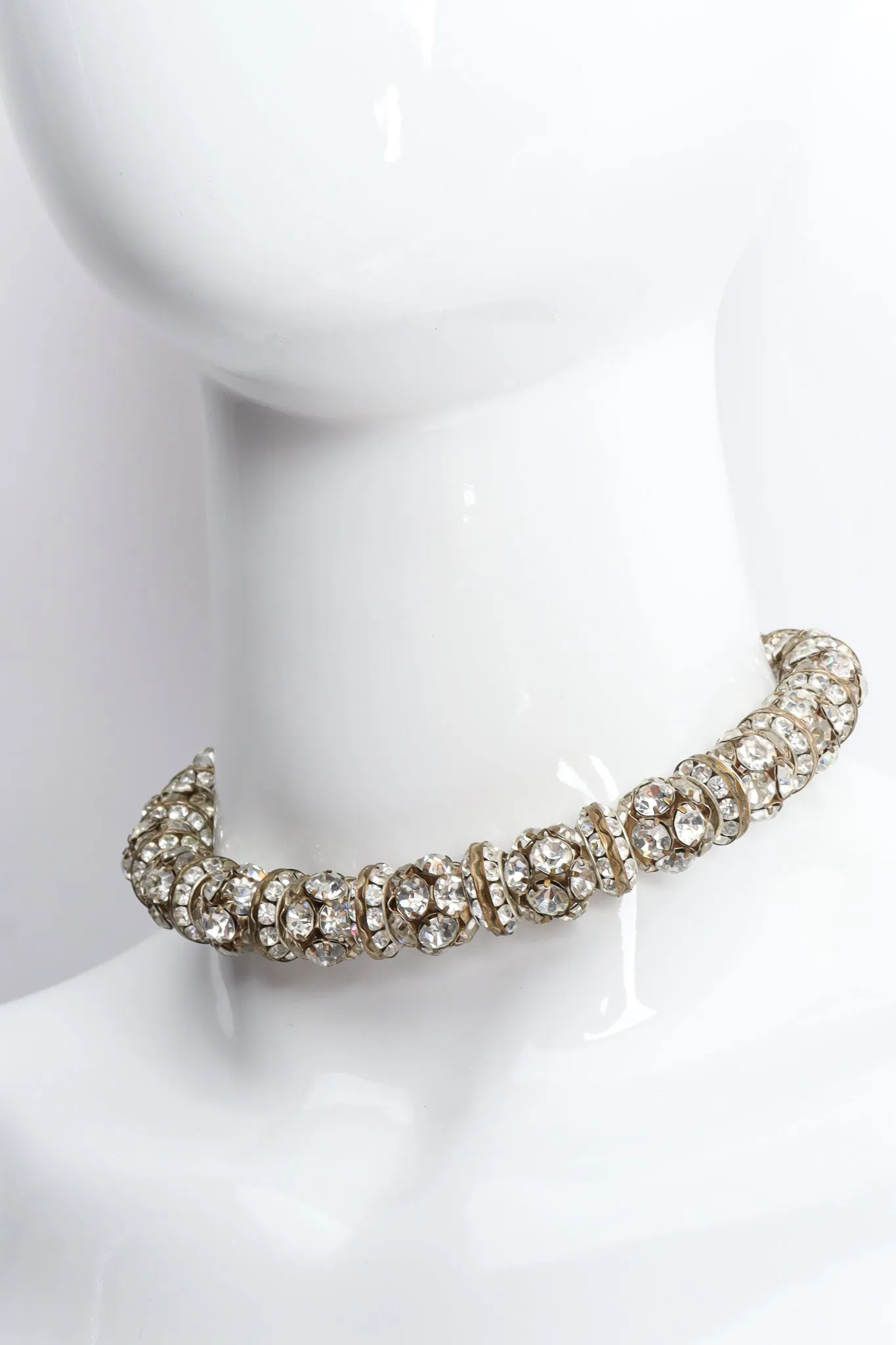 Crystal Cluster Ball Rope Choker