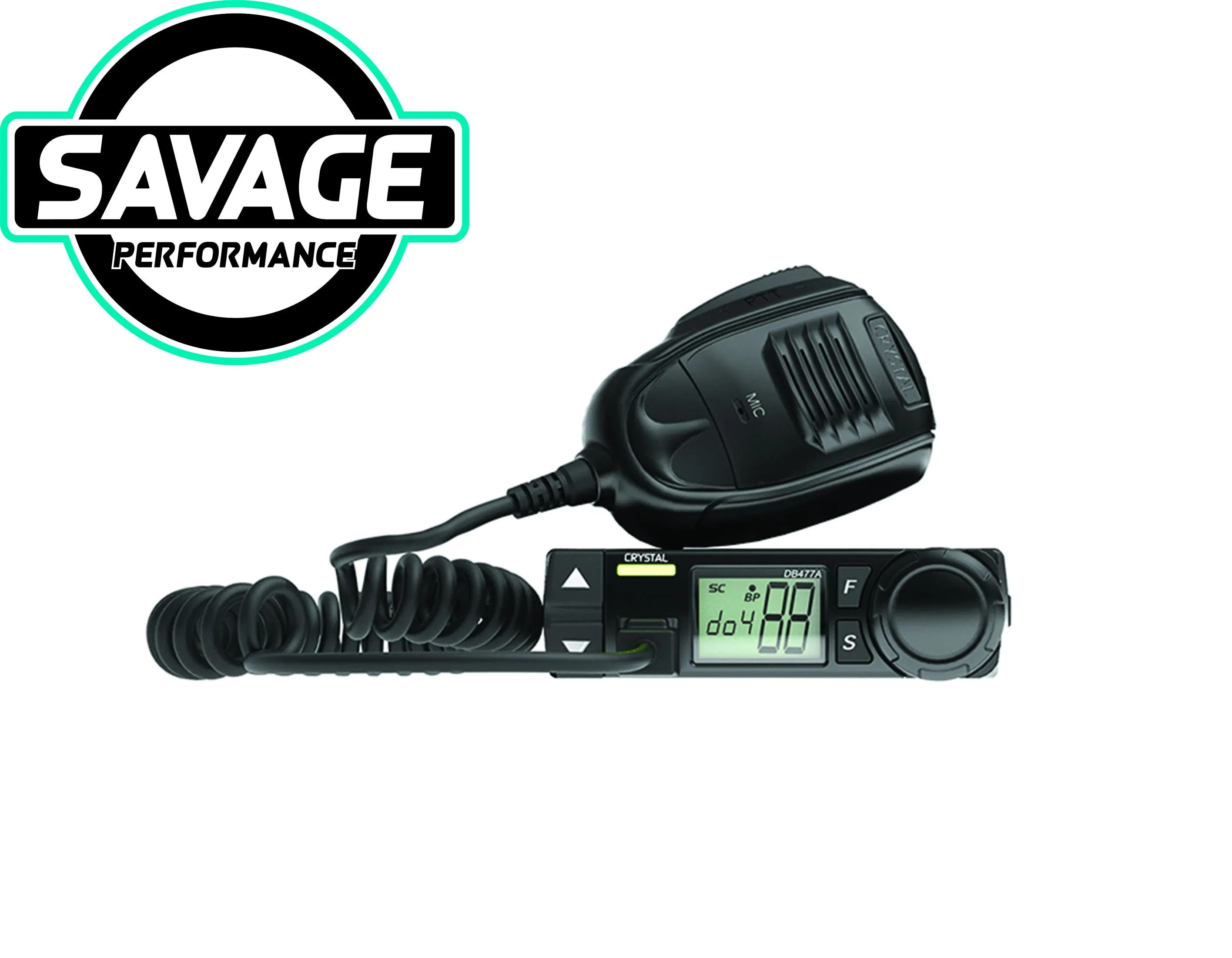 Crystal Compact 80 channel UHF CB Radio DB477A
