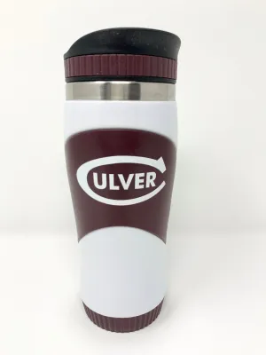 Culver Maroon & White School Spirit Tumbler - 16oz -