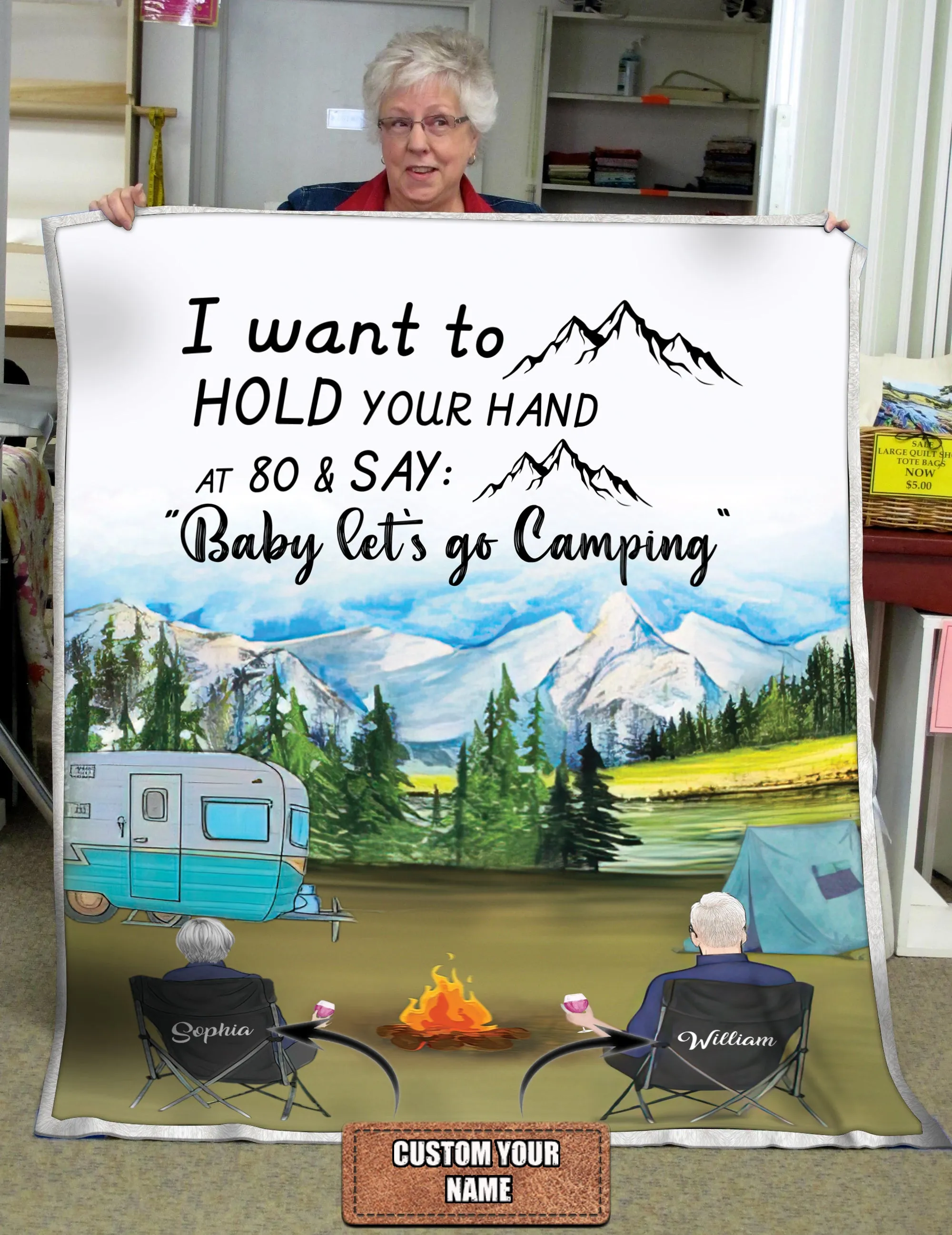 Custom Blanket - Hold Your Hand - Cv98