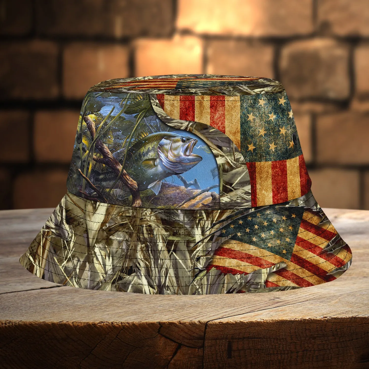 Custom Bucket Hat - Fishing - Fuly 10