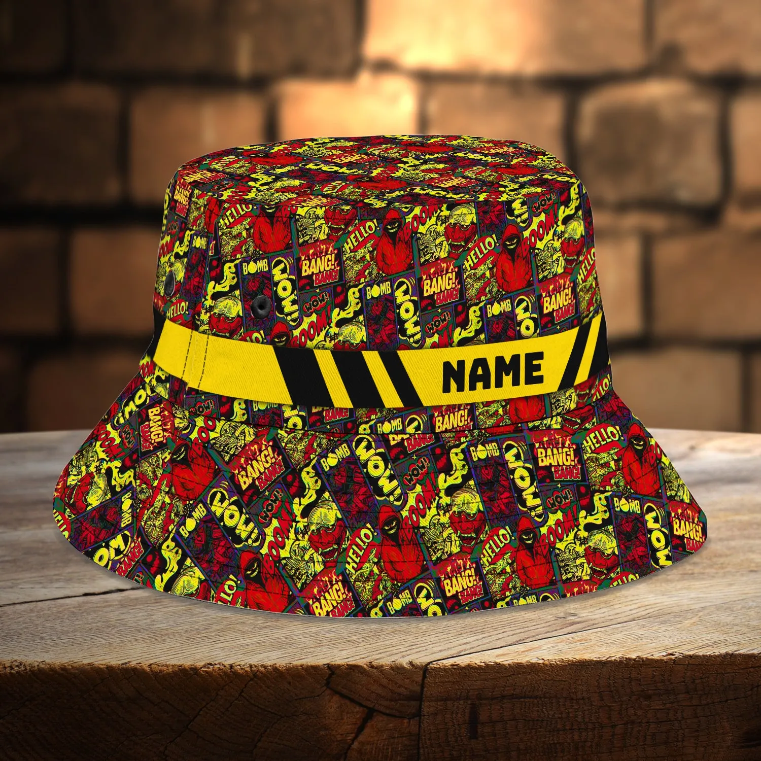 Custom Bucket Hat - Graffiti 3- Loop - Nt168 - Ct023