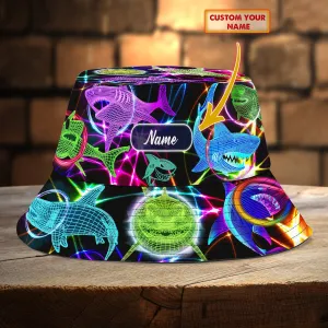 Custom Bucket Hat - Shark Neon - Loop - Nt168 - Ct092