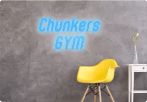 Custom text: Chunkers  GYM