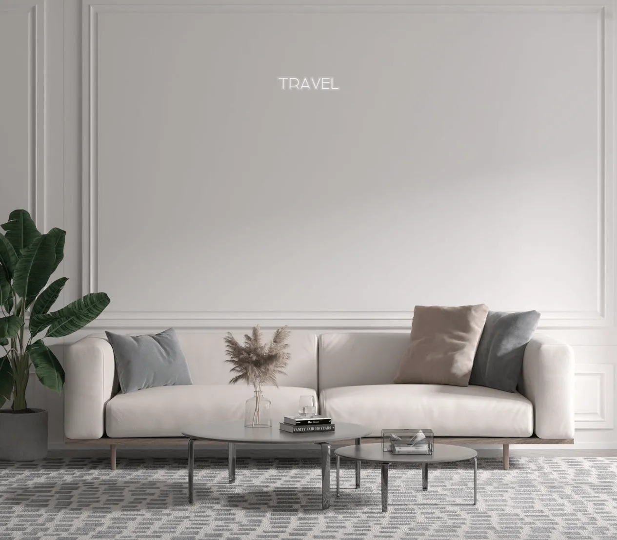 Custom text: TRAVEL