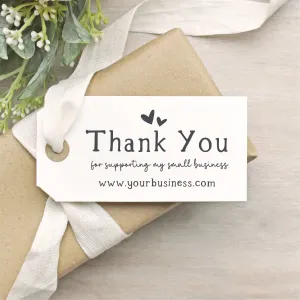 Custom Thank You For Supporting Small Business Stamp