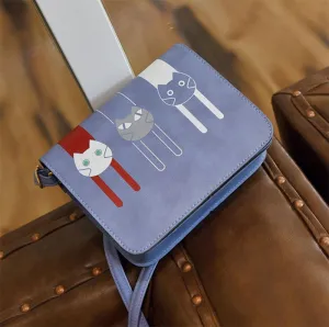Cute Cats Shoulder Flap Bag