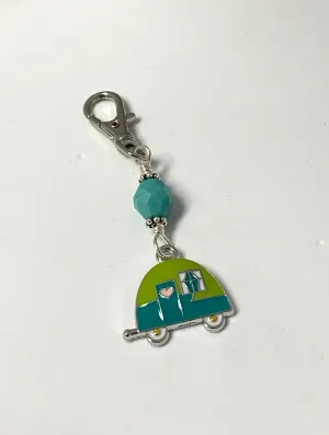 Cute Retro Camper Zipper Pull