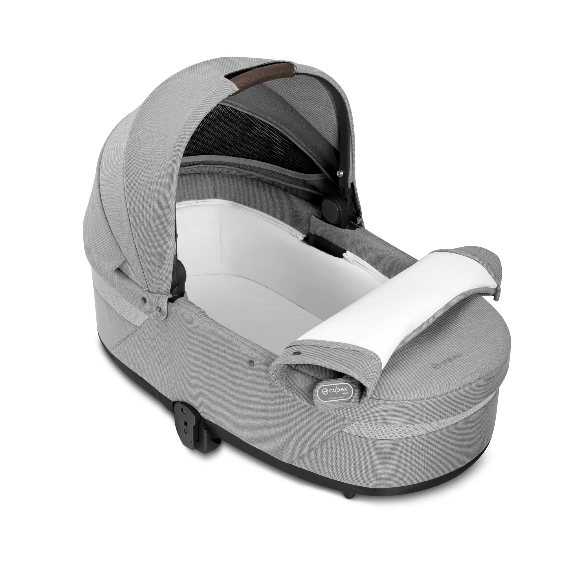 Cybex Balios S Lux Bundle with Aton B2 Car Seat & Base - Lava Grey/Silver Frame
