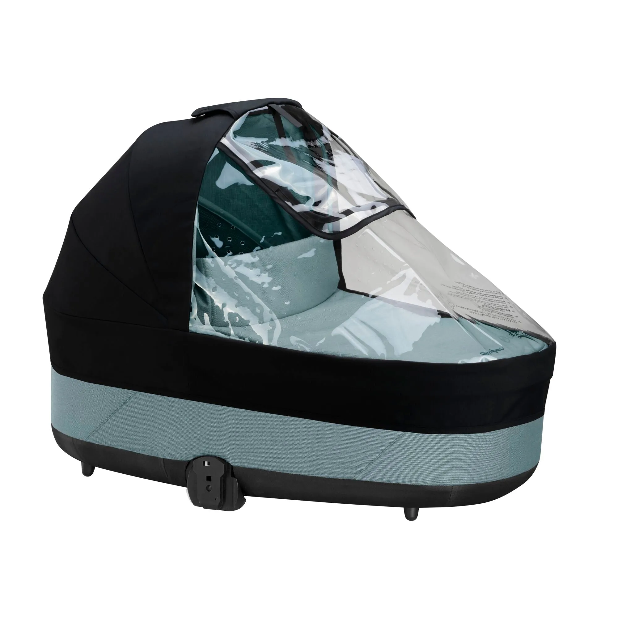 Cybex Balios S Lux Bundle with Aton B2 Car Seat & Base - Sky Blue/Taupe Frame