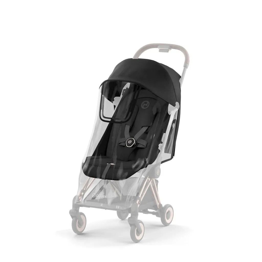 CYBEX COYA Ultra-compact Pushchair with Matt Black Frame - Leaf Green