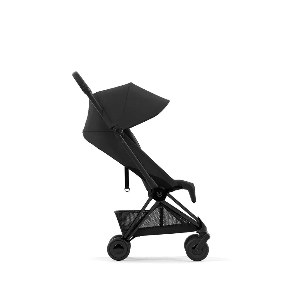 CYBEX COYA Ultra-compact Pushchair with Matt Black Frame - Sepia Black